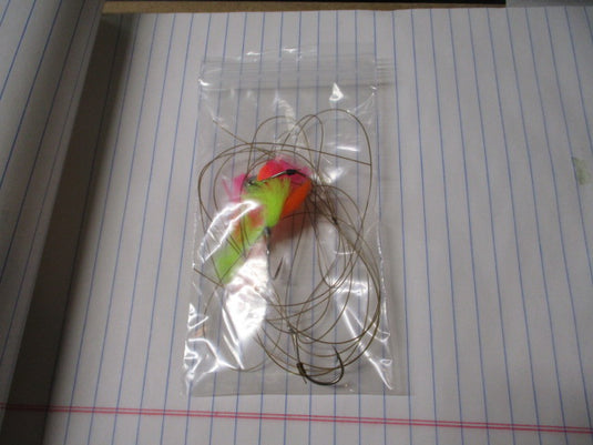 Used Fishing Hook Pack - 3 hooks, floater, and fishing line
