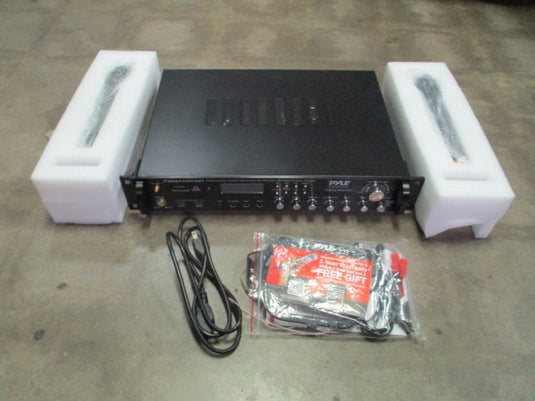 PyleBluetooth Multi-Channel Hybrid Pre-Amplifier System with Dual Karaoke Mics