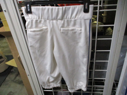 Used New Balance White Knickers w/ Royal Blue Piping Size Yth Large