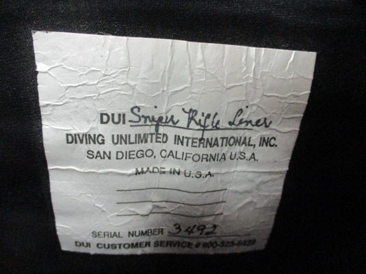 Used DUI Rifle Liner Bag