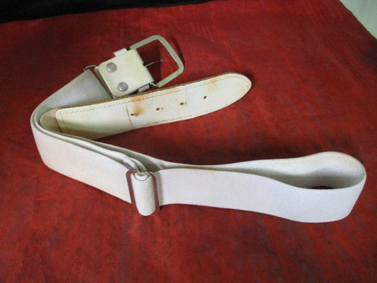 Used TCK White Baseball Belt