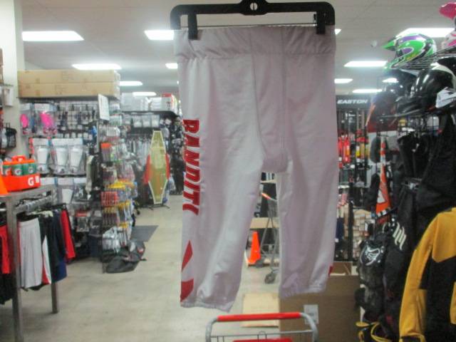 Load image into Gallery viewer, Used Maxx Sports Bandits Yth XL White FOOTBALL Pant
