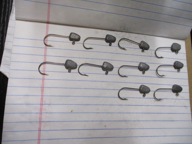 Load image into Gallery viewer, Used Weighted Fishing Hooks - 10 ct
