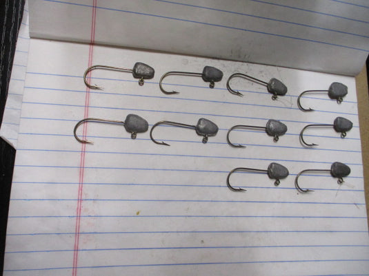 Used Weighted Fishing Hooks - 10 ct