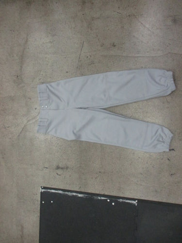 Used Champro Grey Youth Medium Elastic Bottom Baseball Pants