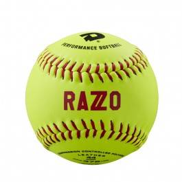 New Demarini ASA Razzo 11" Slowpitch Leather Softball - Dozen