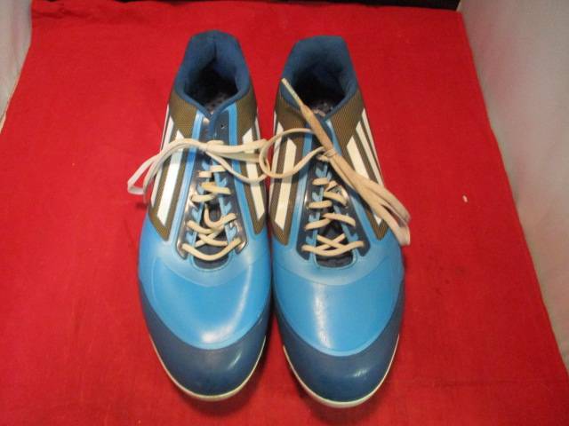 Load image into Gallery viewer, Used Adidas Adizero Comfort Mens Blue Golf Cleats Shoes Size 11
