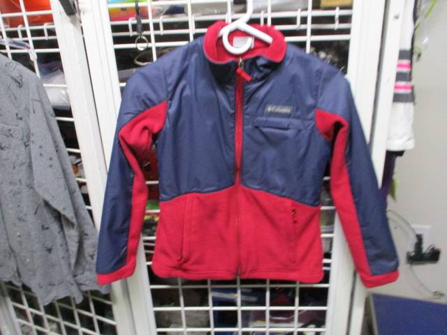 Load image into Gallery viewer, Used Columbia Fleece Zip-Up Jacket Size Youth Medium
