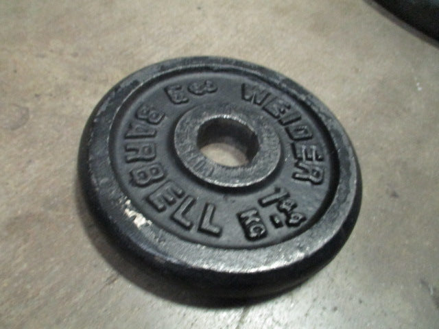 Load image into Gallery viewer, Used Weider 1&quot; 3 lb Weight Plate
