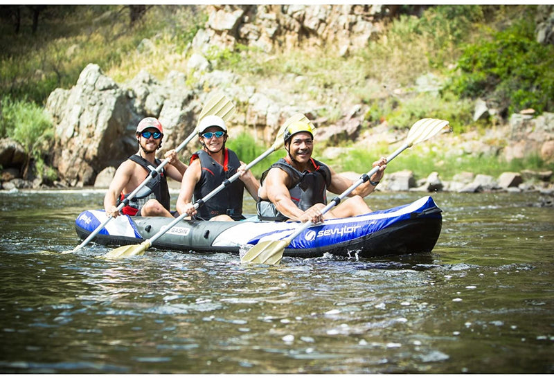 Load image into Gallery viewer, New Sevylor Big Basin 3 Person Inflatable Kayak
