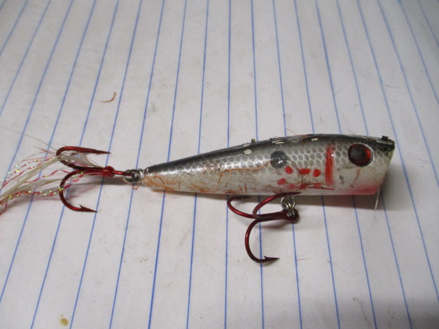 Load image into Gallery viewer, Used Strike King Bleeding Bait Topwater Gizzard Shad 2 1/2&quot; Popper Surface Lure
