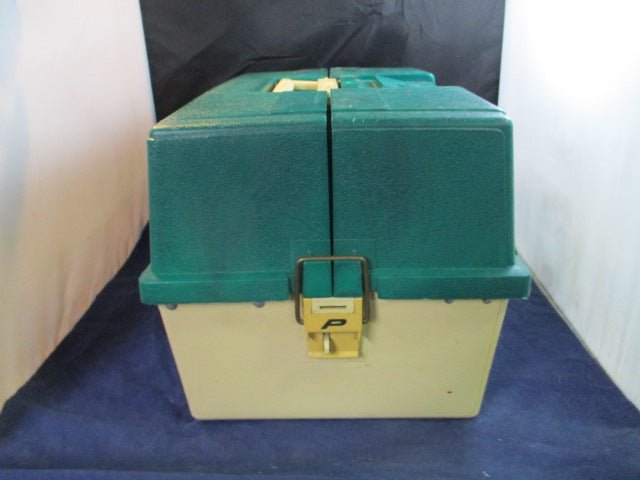 Load image into Gallery viewer, Used Vintage Plano 8733 3 Tray Cantilever Style Tackle Box
