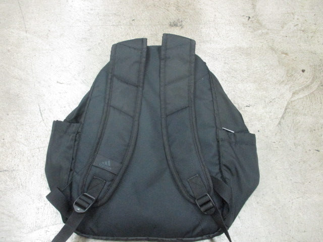 Load image into Gallery viewer, Used Adidas Black Backpack (Small Tear Near Top of Large Pocket)
