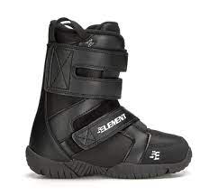 New 5th Element St Mini Velcro Snowboard Boots Youth Size 1