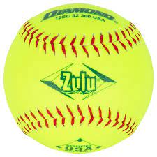 Load image into Gallery viewer, New Diamond ZULU .52 COR USA 12&quot; Slowpitch Softball - 1 Dozen
