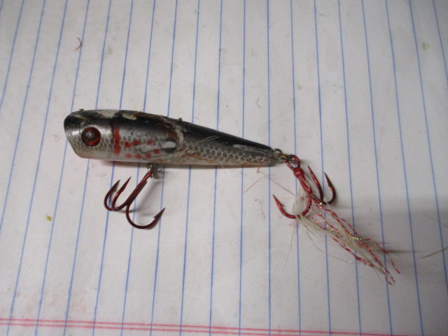 Load image into Gallery viewer, Used Strike King Bleeding Bait Topwater Gizzard Shad 2 1/2&quot; Popper Surface Lure
