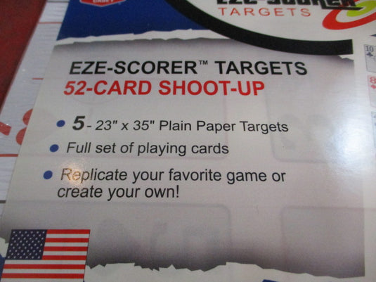 Birchwood Casey Eze-Scorer Targets 52-Card Shoot-Up - 5 Pack