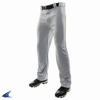 New Champro Open Bottom Baseball Pants Adult Size Small - Gray