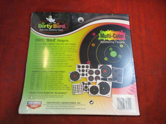 Birchwood Dirty Bird 20 - 8" Multi-Color Bull's-Eye Targets