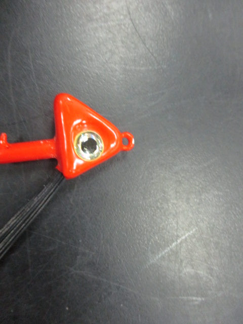 Used Red Weighted Eye Jig