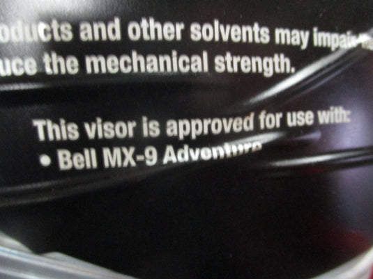Used Bell Mx-9 Adventure Clear Visor - Never Used