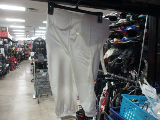 Used Nike White 7 Pad Football Pants Size Large