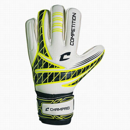 New Champro Competition Goalie Glove Optic Yellow Size 10