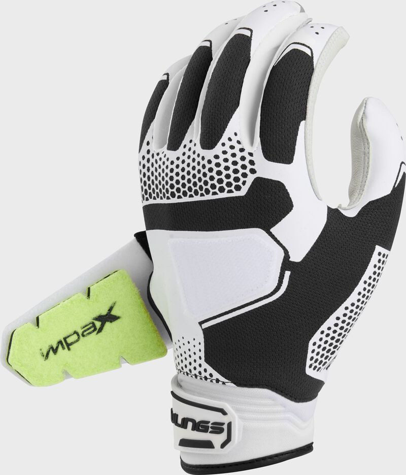 Load image into Gallery viewer, New Rawlings Workhorse Pro Softball Batting Gloves Black Small
