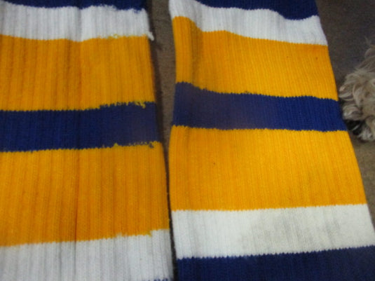 Used Junior Hockey Socks Royal / Gold / White