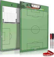 PowerNet Soccer Pro Lineup Coaching Board Dry Erase Clipboard