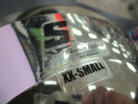 Used Schutt Recruit Hybrid XXS Gold Football Helmet INITIAL SEASON: 2015