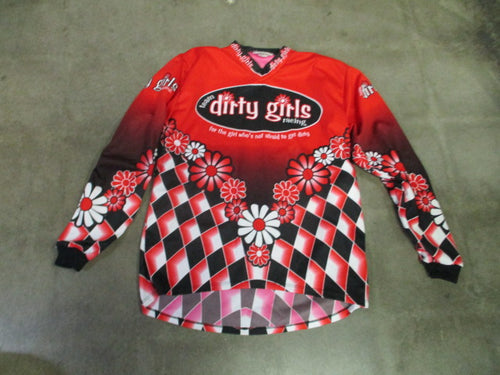 Used Dirty Girld Motocross Jersey Size Small