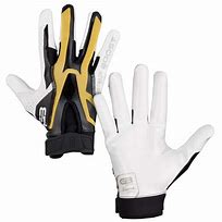 New Grip Boost Stealth 4.0 Dual Color Blk/Gold Receiver's Gloves Youth Medium