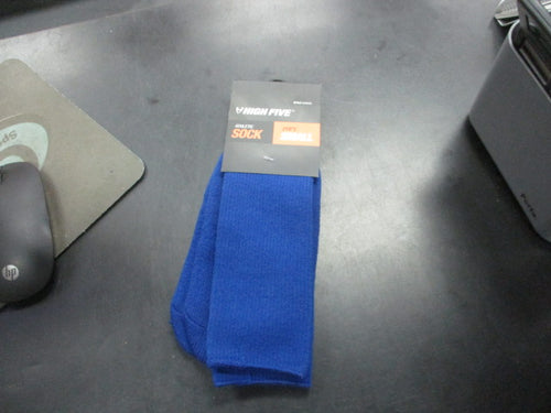 High Five Athletic Sock Royal Blue- Size Small