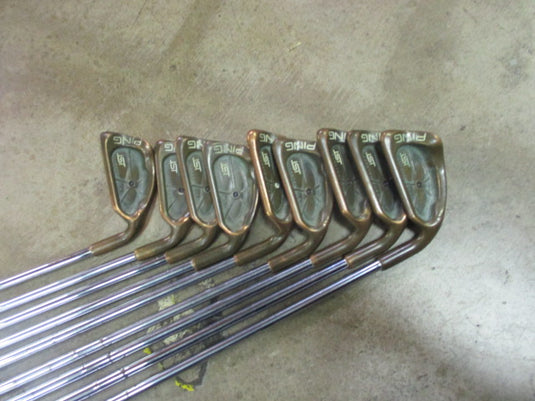 Used Ping Beyrllium ISI Iron Set 3-9. Sw, Wedge