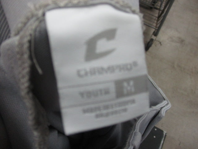 Load image into Gallery viewer, Used Champro Grey Youth Medium Elastic Bottom Baseball Pants
