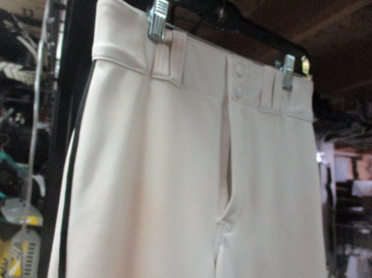 Used Champro Youth Large White Pants with Black Pinstripe (Has hole in back)