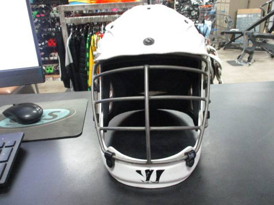 Used Warrior W1004 Lacrosse Helmet Size Medium