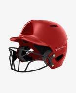 New EvoShield Scion Batting Helmet w/ Mask L/XL Scarlet Red