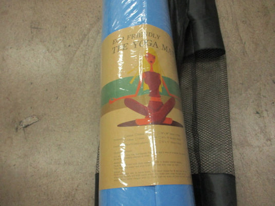 Sunfied Non-Slip Yoga / Pilates Mat with Carry Strap & Mesh Storage Bag