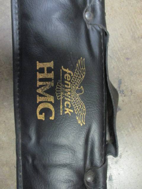 Load image into Gallery viewer, Used Fenwick HMG 64&quot; Leather Fishing Rod Case
