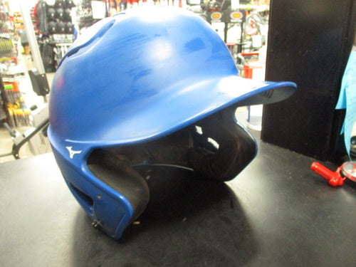 Used Mizuno Blue Helmet 7 1/4 - 7 1/2 (Inside is Peeling