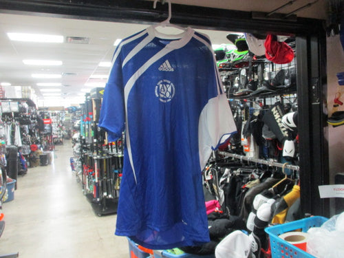 Used Adidas Tiro AYSO Blue Soccer Jersey Small