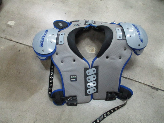 Used Champro Vertex Football Shoulder Pads Size 4XL 155-180 lbs Back Rivets Dama