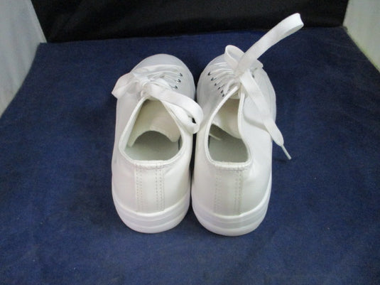 Used White Canvas Lace Up Shoes Adult Size 9/40