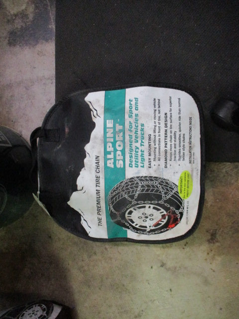 Used Alpine Sports Tire Chains ( 2 Per Bag)