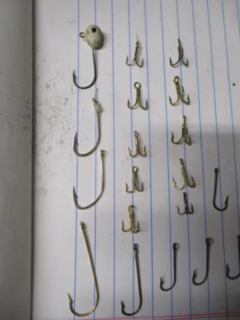 Used Fishing Hooks - 27 ct