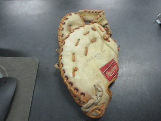 Vintage Rawlings Gene Tenace Leather First Base Glove