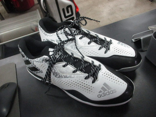 Used Adidas Metal Baseball Cleats Size 15