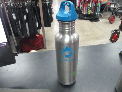H20zone 27 oz Dishwasher Safe Stainless Steel Water Bottle With Blue Top